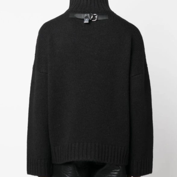 JW ANDERSON Turtle Neck Jumper with Patched Logo & Lock - Picture 2 of 8